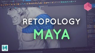 Retopology for Beginners in Maya [upl. by Sidoma]