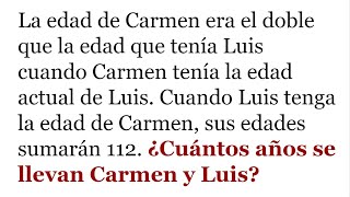 Problema de Razonamiento Matemático ¡¡MUY DIFÍCIL [upl. by Philippa]