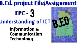 BEd Practicum EPC 3 Critical Understanding of ICT involving different Hardware and Software [upl. by Tallou751]