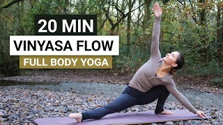 20 Min Vinyasa Yoga Flow  Full Body Yoga for Strength amp Flexibility [upl. by Rasecoiluj377]