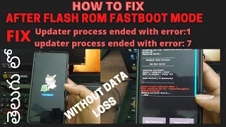 Redmi K20ProMi 9T Pro  How to fix stuck at fastboot after flashing ROM  Fix Error  179 [upl. by Fagan512]