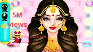 Doll Amma to marry Andi Makeup SalonINDIAN WEDDING MAKEUP GAME FOR All Barbie doll game for all [upl. by Yecram]