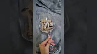 Wine Glasses Created with Cricut [upl. by Edwin]