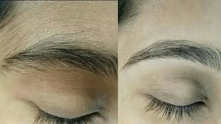 How To Do Eyebrow Shape For Long Length Eyebrows Tutorial [upl. by Sabrina]