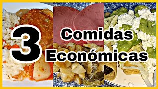 Menú Semanal Económico 40  Comidas Económicas recetasfaciles menu recetas [upl. by Ecila284]