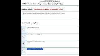 CS201P QUIZ [upl. by Demmy]