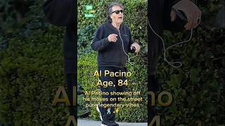 Al Pacino showing off his moves on the street – pure legendary vibes🕺✨ alpacino hollywood [upl. by Sander549]