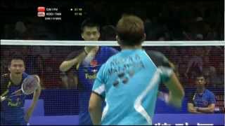 Qtr Finals  China CaiFu vs Malaysia KooTan  Thomas Cup 2012 [upl. by Braynard848]