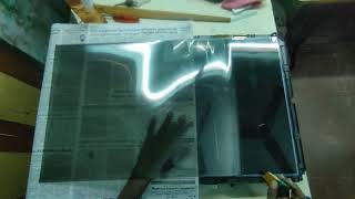 How to replace Polarizer Film LCD LED TV part 2TAMIL [upl. by Ennirak527]