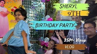 Sheryl 9th Birthday Vlog  Birthday Celebration  decorationideas rakhinigamofficial3691 [upl. by Ondrej]