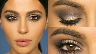 Gray Smokey Eye Makeup Tutorial  Teni Panosian [upl. by Romelda]