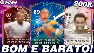 FC 24  🔥 MELHORES ICONS E HERÓIS BONS E BARATOS ATÉ 200K  LINKER [upl. by Cindi]