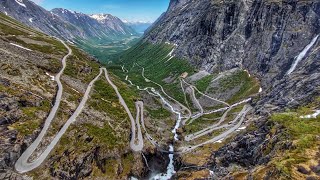 Le Cap Nord en Harley Davidson Sportster  La Route des Trolls bonus [upl. by Ydnamron]