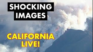 LIVE Shocking Images of California Wildfires RE [upl. by Sema]