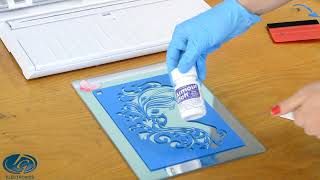 How to do Glass etching with Armour Etch and the Silhouette Cameo 5 [upl. by Attenej]