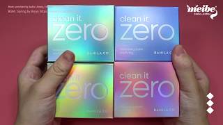 Kbeauty Unboxing Banila Cos 2018 Clean It Zero vs 2017 Clean It Zero [upl. by Volding571]