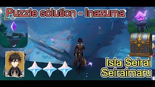 Genshin Impact Barco Subterráneo  Boat Underground Seiraimaru Isla Seirai  Puzzle [upl. by Airetal]