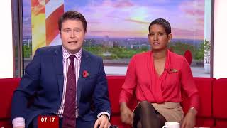 Naga Munchetty BBC Breakfast 4 Nov 2012 [upl. by Akeber158]