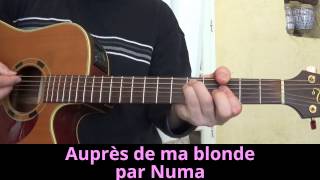 Auprès de ma blonde Chanson enfantine [upl. by Edyth]