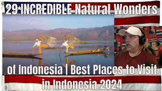 29 INCREDIBLE Natural Wonders of Indonesia  Best Places to Visit in Indonesia 2024  REACTION [upl. by Ahserb721]