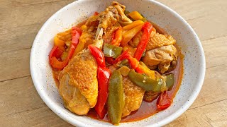 Poulet basquaise  Recette française traditionnelle [upl. by Marba]