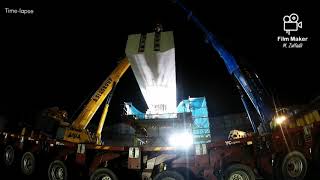 Launching Precast crosshead s2p32 [upl. by Aelram623]