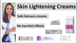 Safe skin lightening creams how to reduce dark spots  best fairness creams  dermatologist [upl. by Oir604]