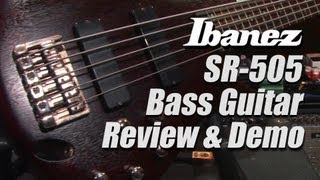 Ibanez SR505 Bass Review amp Demo [upl. by Ankeny]