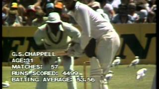 Classic fast bowling  Andy Roberts Adelaide 1980 [upl. by Lu]