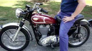 1967 Matchless G80CS  Start Idle Run by Randys Cycle Service  rcyclecom [upl. by Ladnek491]