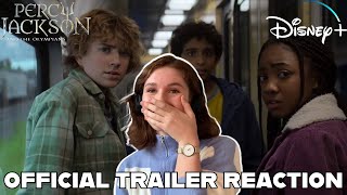 PERCY JACKSON OFFICIAL TRAILER REACTION amp FRAME BY FRAME BREAKDOWN [upl. by Anitram]