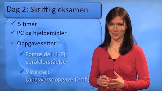 Skriftlig eksamen i Engelsk vg1 [upl. by Corder]