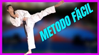 🔴👉COMO dar una PATADA ala CABEZA paso a paso  método fácil😎taekwondo [upl. by Brigitte]