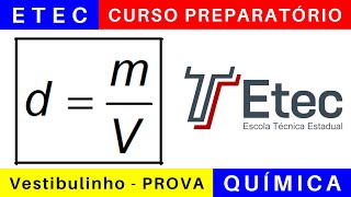 Vestibulinho ETEC 2025 🎯 Correção da Prova de QUÍMICA etec 2024 BoraETEC [upl. by Feigin546]