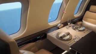 Bombardier Global 7000 Cabin Preview  AINtv [upl. by Eirrod782]