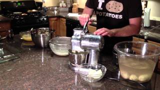 Electric Potato Grater for Kugelis potato pancakes latkes potato dumplings [upl. by Riess404]