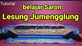 Tutorial Saron laras slendro Lesung jumengglung 1 Stanza [upl. by Charlotte]