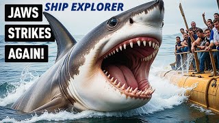 Jaws in Real Life 5 Shocking Shark Encounters history trending viralvideo ship titanic top10 [upl. by Aislehc]