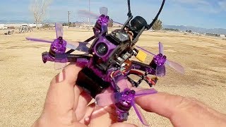 Eachine Lizard 105S DVR 4S Brushless Micro FPV Racer Flight Test Review [upl. by Anomer683]