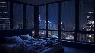 Rainy Nights amp City Lights Sleep Soundly with Heavy Rain Ambiance for Relaxation💤 [upl. by Stephenie]