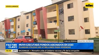 MUVH ejecutará fondos asignado en 2020 [upl. by Canter781]