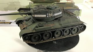 Building the 135 Academy Models T3485 with Bed spring armor [upl. by Ecnarrat]