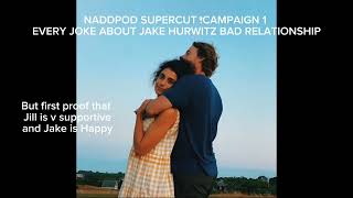 NADDPOD SUPERCUT CAMPAIGN 1 EVERY JOKE ABOUT JAKE HURWITZ BAD RELATIONSHIP [upl. by Eesyak]