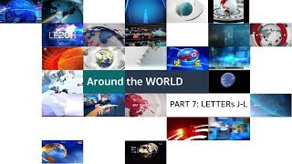 All News Intros from around the world Part 7 Letters JL [upl. by Skelton]