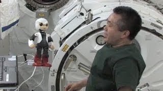 ► Kirobo the first robot to have a conversation in space [upl. by Aevin368]