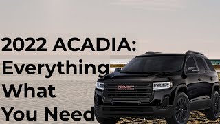 2022 GMC ACADIA [upl. by Oahc]