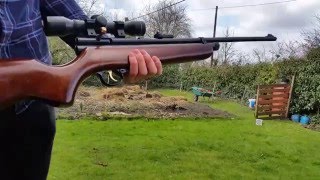 Loading and shooting SMK QB78 DL air rifle [upl. by Enninaej684]