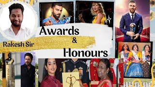 Awards amp Honours 2024  Awards Current Affairs 2024  January to October 2024  Current Affair 2024 [upl. by Rehtnug960]