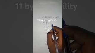 11 divigibility rule  short trick  all exam ke lia 👉👉👌👌👌👌maths viralvideo [upl. by Ayiak]