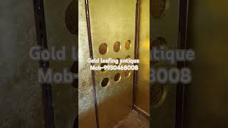 Gold leafing antique in interior [upl. by Niawtna]